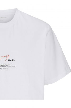 Tricou JACK &JONES Manchester Script - 12273373-Bright White [2]