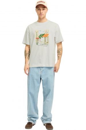 Tricou JACK &JONES Manchester Sketch - 12273549-Antique White [3]