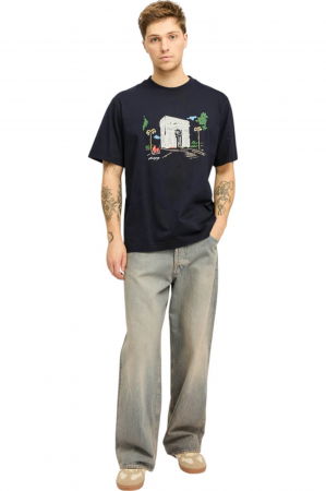 Tricou JACK &JONES Manchester Sketch - 12273549-Black [3]