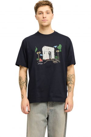 REDUCERI - Tricou JACK &JONES Manchester Sketch - 12273549-Black