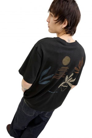 Tricou JACK &JONES Marrakesh Sketch - 12273388-Black [2]