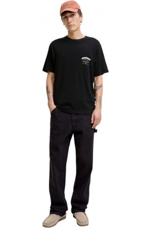 Tricou JACK &JONES Meadows Typo - 12283848-Black [4]