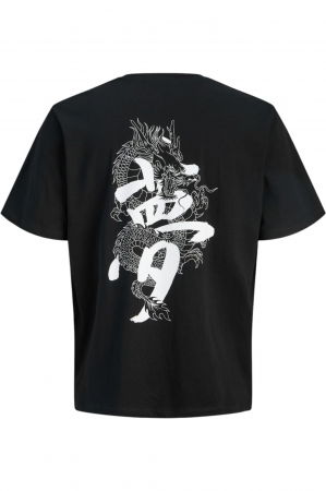 Tricou JACK &JONES Miko Crew - 12278533-Black [1]