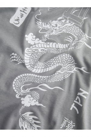 Tricou JACK &JONES Miko Crew - 12278533-Ultimate Grey [2]