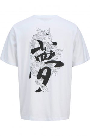 Tricou JACK &JONES Miko Crew - 12278533-White [1]