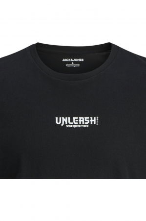Tricou JACK &JONES Miko Crew JNR - 12279679-Black [2]