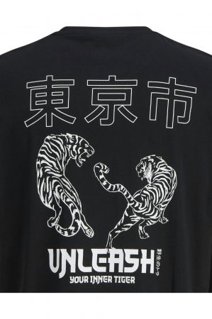 Tricou JACK &JONES Miko Crew JNR - 12279679-Black [3]