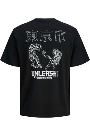 Tricou JACK &JONES Miko Crew JNR - 12279679-Black [1]