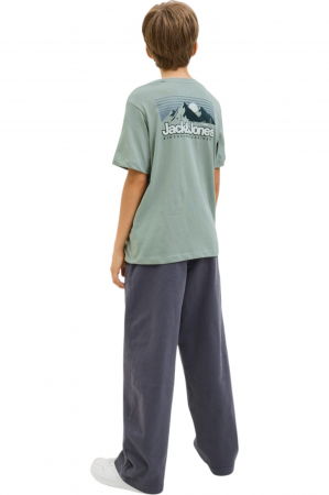 Tricou JACK &JONES Mine Crew JNR - 12279668-Iceberg Green [1]