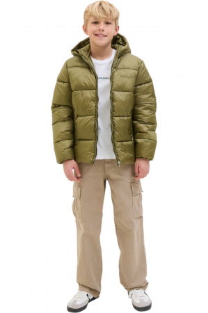 Tricou JACK &JONES Mine Crew JNR - 12279668-White [4]