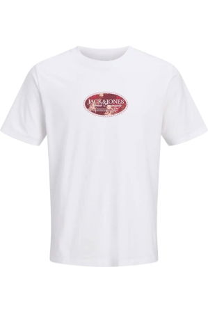 NOUTĂŢI - Tricou JACK &JONES Montauk Front - 12297890-Bright White