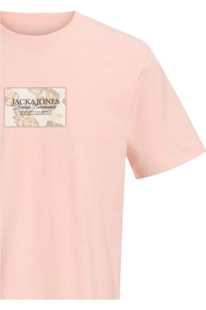 Tricou JACK &JONES Montauk Front - 12297890-Peach Melba [2]