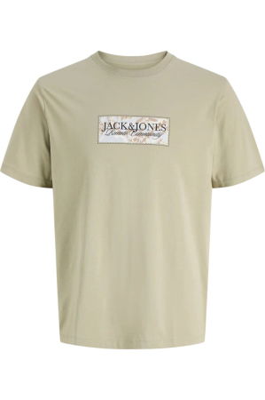 NOUTĂŢI - Tricou JACK &JONES Montauk Front - 12297890-Seagrass