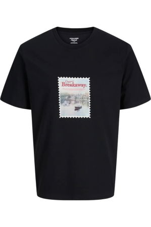 NOUTĂŢI - Tricou JACK &JONES Montauk Photo - 12290890-Black