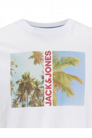 Tricou JACK &JONES Navin - 12247982-White [1]