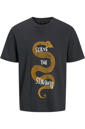 TRICOURI - Tricou JACK &JONES Nirvana CN - 12291427-Asphalt