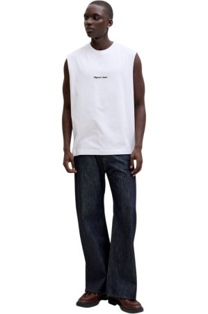 Tricou JACK &JONES Norrebro Emb SI LN - 12292009-Bright White [4]