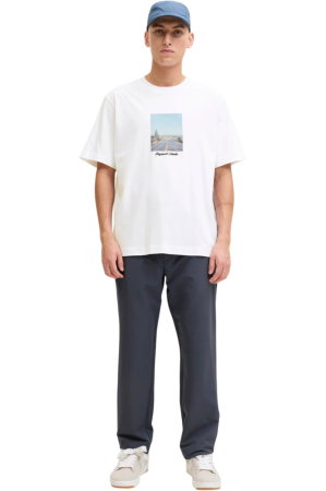 Tricou JACK &JONES Norrebro Photo LN - 12291022-Bright White [3]