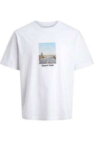 Tricou JACK &JONES Norrebro Photo LN - 12291022-Bright White [2]