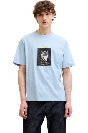 NOUTĂŢI - Tricou JACK &JONES Norrebro Photo LN - 12291022-Cashmere Blue