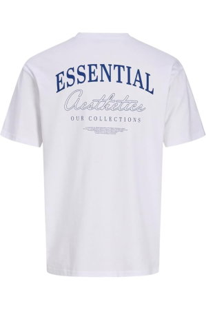 Tricou JACK &JONES Organic Relaxed Studio SN - 12299416-Bright White [1]