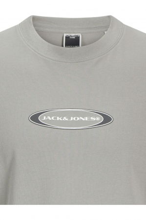 Tricou JACK &JONES Pacer Branding - 12273880-Gray Flannel [1]