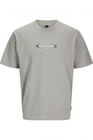 BĂRBAŢI - Tricou JACK &JONES Pacer Branding - 12273880-Gray Flannel
