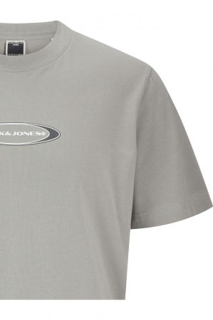 Tricou JACK &JONES Pacer Branding - 12273880-Gray Flannel [3]