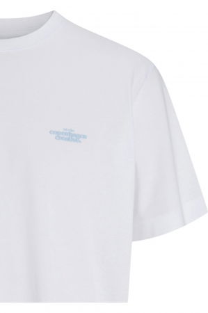 Tricou JACK &JONES Paros Abstract Backprint - 12273385-Bright White [3]