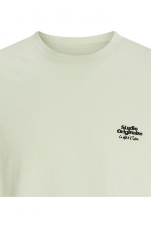 Tricou JACK &JONES Paros Abstract Backprint - 12273385-Celadon Tint [2]