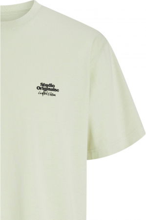 Tricou JACK &JONES Paros Abstract Backprint - 12273385-Celadon Tint [3]