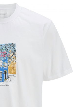 Tricou JACK &JONES Paros Graphics Front - 12273494-Bright White [3]