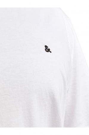 Tricou JACK &JONES Paulos Crew PLS - 12253778-White [3]