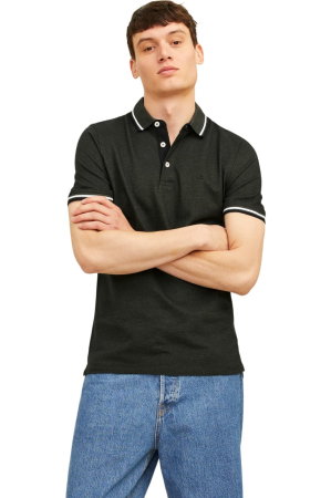 Tricou JACK &JONES Paulos Polo 2PK - 12191216-Navy Blazer [1]