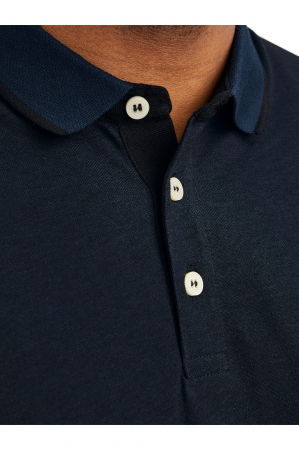 Tricou JACK &JONES Paulos Polo SS PLS - 12143859-Dark Navy [3]