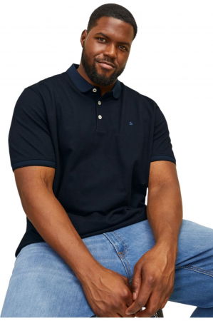 Tricou JACK &JONES Paulos Polo SS PLS - 12143859-Dark Navy [2]