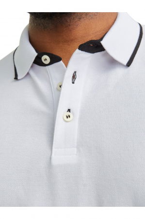 Tricou JACK &JONES Paulos Polo PLS - 12143859-White [2]