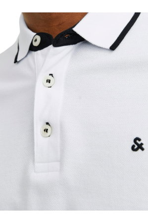 Tricou JACK &JONES Paulos Polo SS - 12136668-White [3]