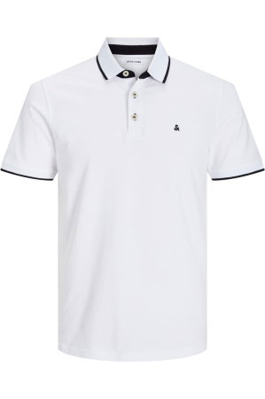 Tricou JACK &JONES Paulos Polo SS - 12136668-White [4]