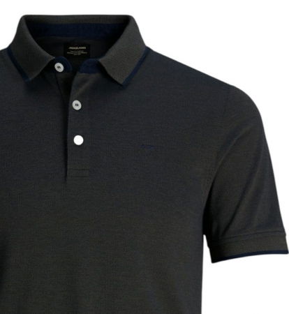 Tricou JACK &JONES Paulos Polo SS PLS - 12143859-Black [2]