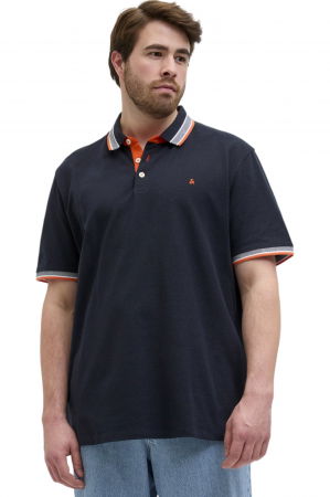 REDUCERI - Tricou JACK &JONES Paulos Polo SS PLS - 12143859-Black Navy