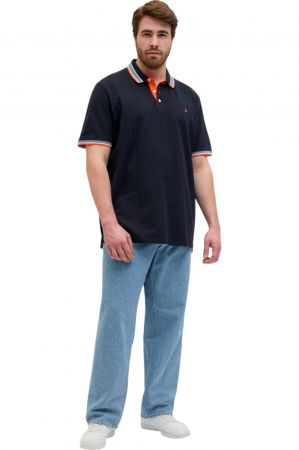 Tricou JACK &JONES Paulos Polo SS PLS - 12143859-Black Navy [4]