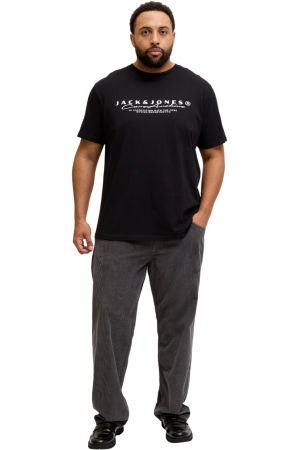 Tricou JACK &JONES Point Branding PLS - 12292229-Black [3]