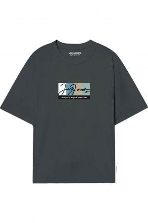 Tricou JACK &JONES Portland Block - 12262662-Forest River [0]