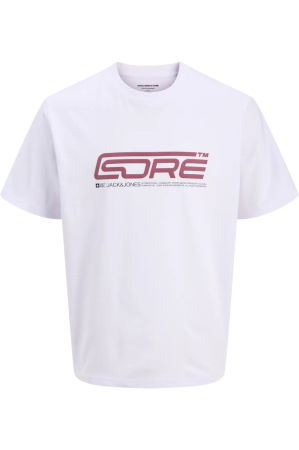 BĂRBAŢI - Tricou JACK &JONES Pulse Big Branding - 12285495-Bright White