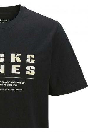 Tricou JACK &JONES Recharge Front Branding JNR - 12274730-Black [2]