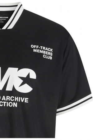 Tricou JACK &JONES Reflex Football - 12278457-Black [3]