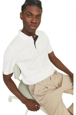 Tricou JACK &JONES Rodney Polo - 12251180-Cloud Dancer [3]