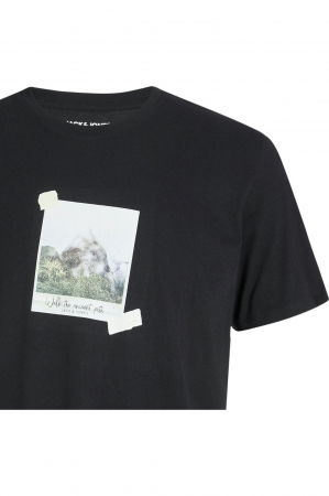 Tricou JACK &JONES Ryu Crew Neck - 12278540-Black [2]