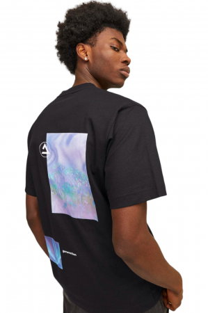 Tricou JACK &JONES Solarize - 12256364-Black [5]